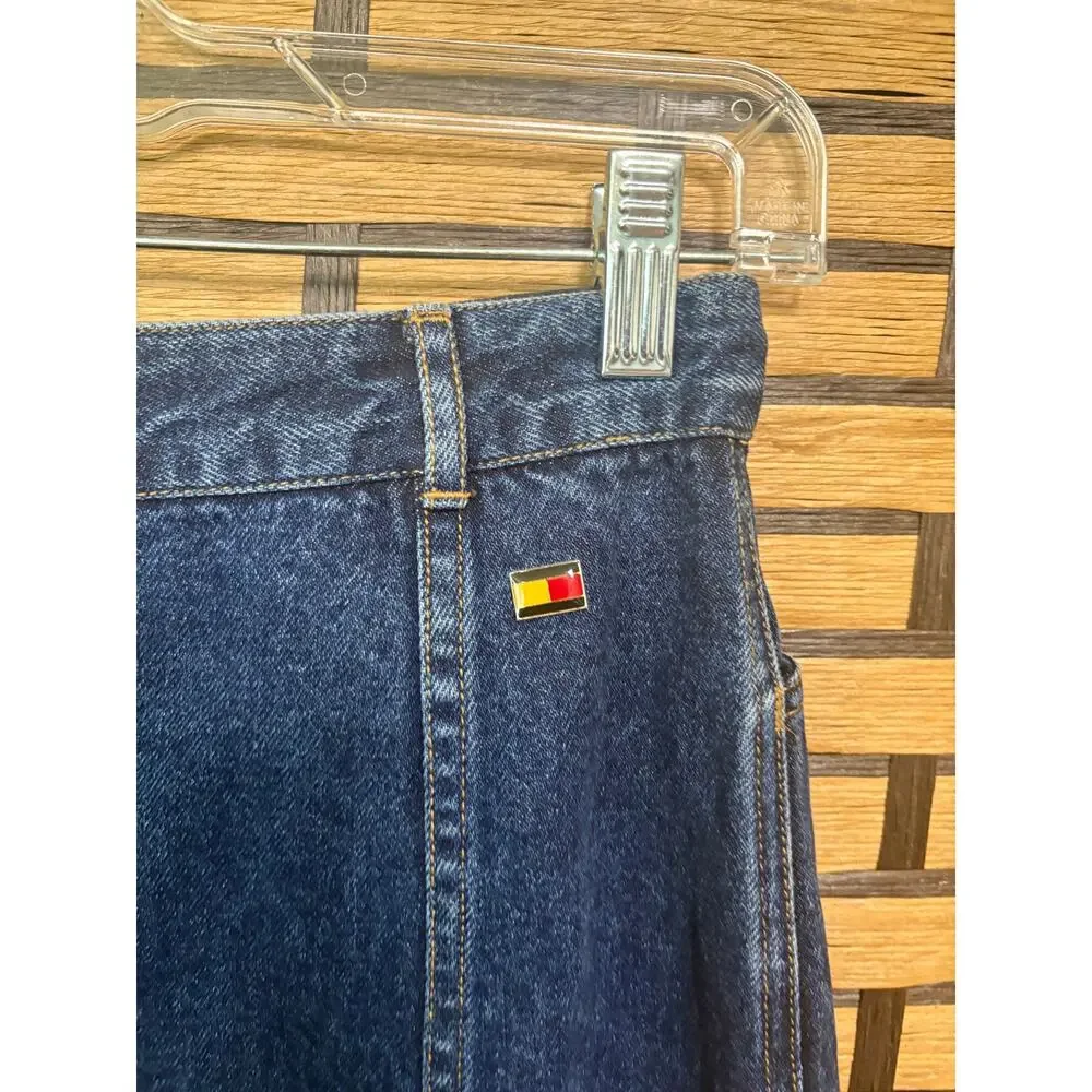 Tommy Hilfiger Denim Button Front Maxi‎ Skirt Size 6